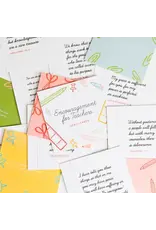 The Daily Grace Co. Verse Card Set, Encouragement For Teachers