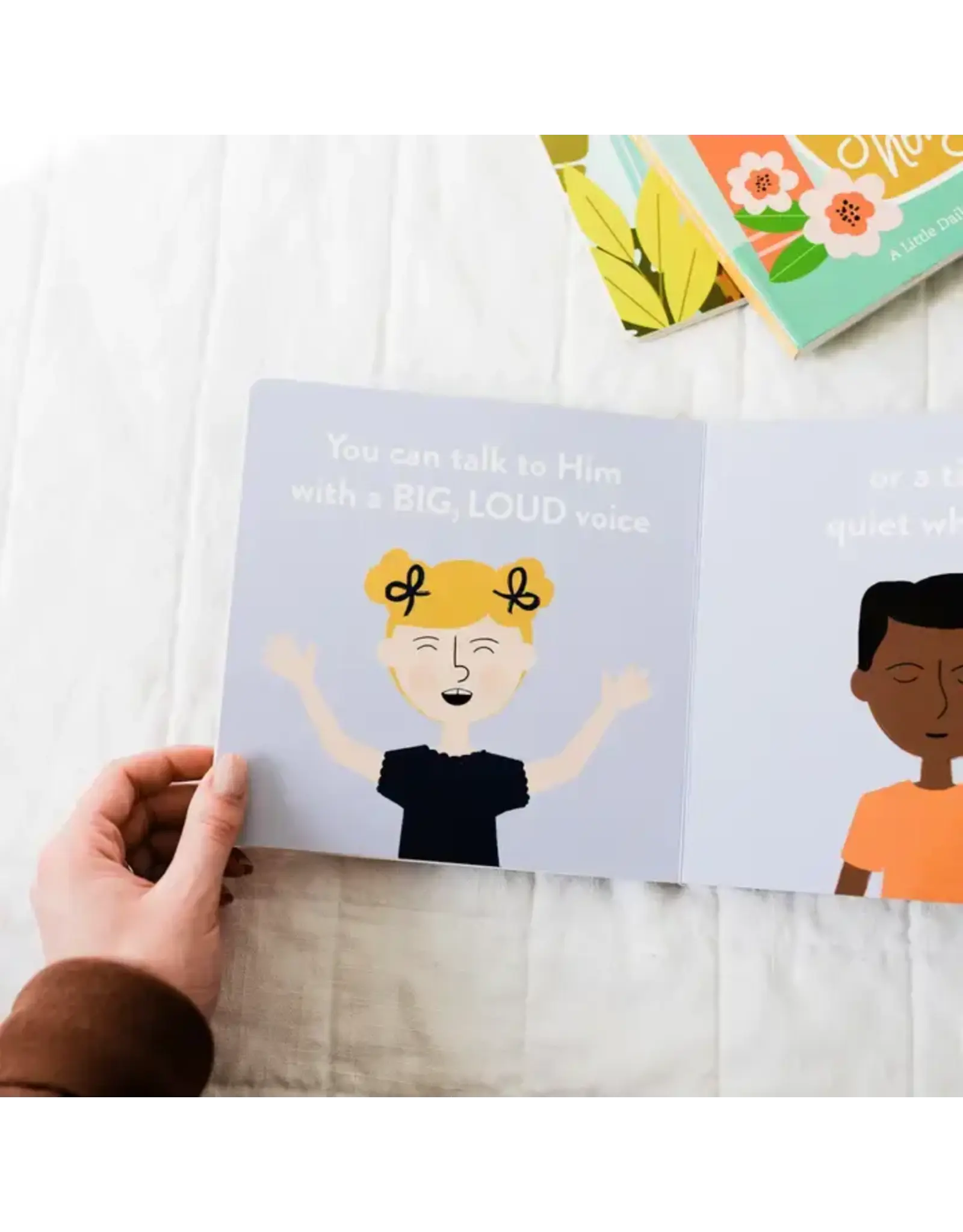 The Daily Grace Co. God Listens When I Pray Board Book