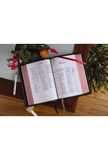 Zondervan NKJV Thompson Chain-Reference Bible, Premium Goatskin Leather, Black, Art Gilded Edges, Comfort Print