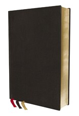 Zondervan NKJV Thompson Chain-Reference Bible, Premium Goatskin Leather, Black, Art Gilded Edges, Comfort Print