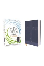 Zondervan Nirv, Clear Focus Bible for Kids (Help Kids with ADHD or Dyslexia Read with Confidence), Leathersoft, Blue