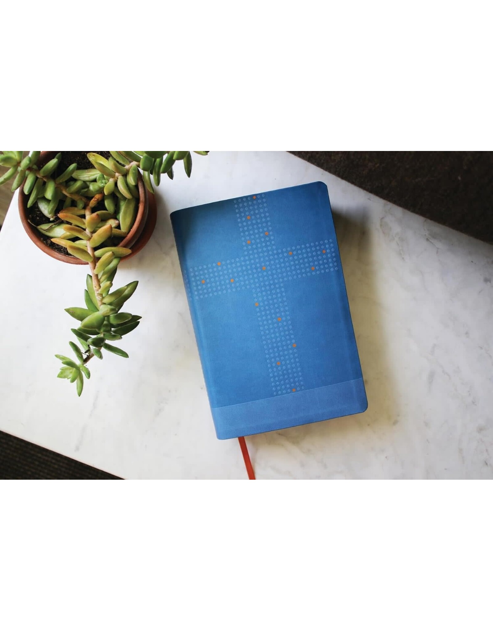 Zondervan Nirv, Clear Focus Bible for Kids (Help Kids with ADHD or Dyslexia Read with Confidence), Leathersoft, Blue