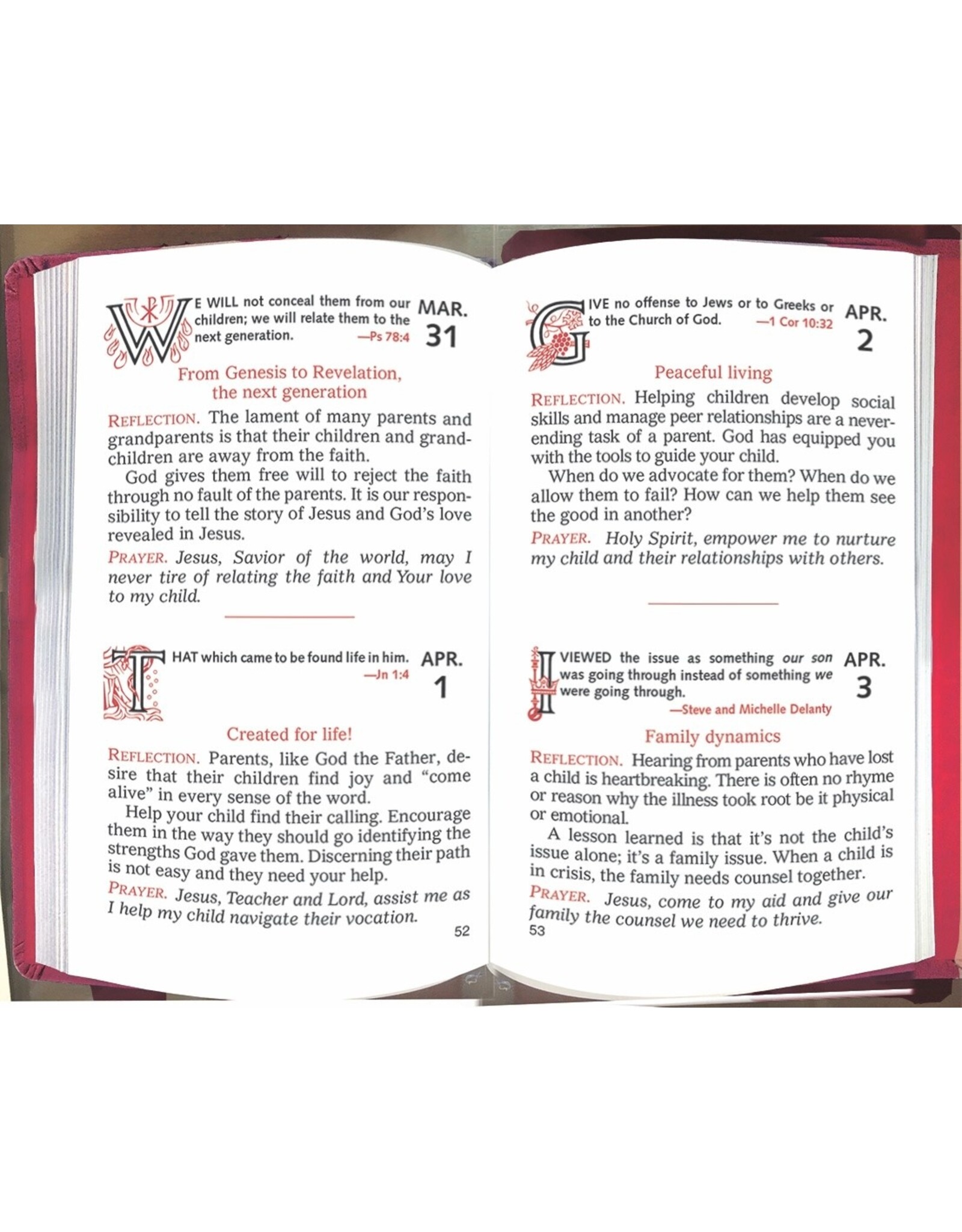 Catholic Book Publishing Parenting Day by Day