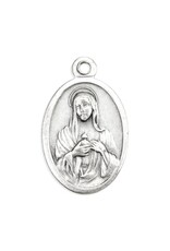 Hirten Oxidized Silver Oval Medal - Various Subjects I-M