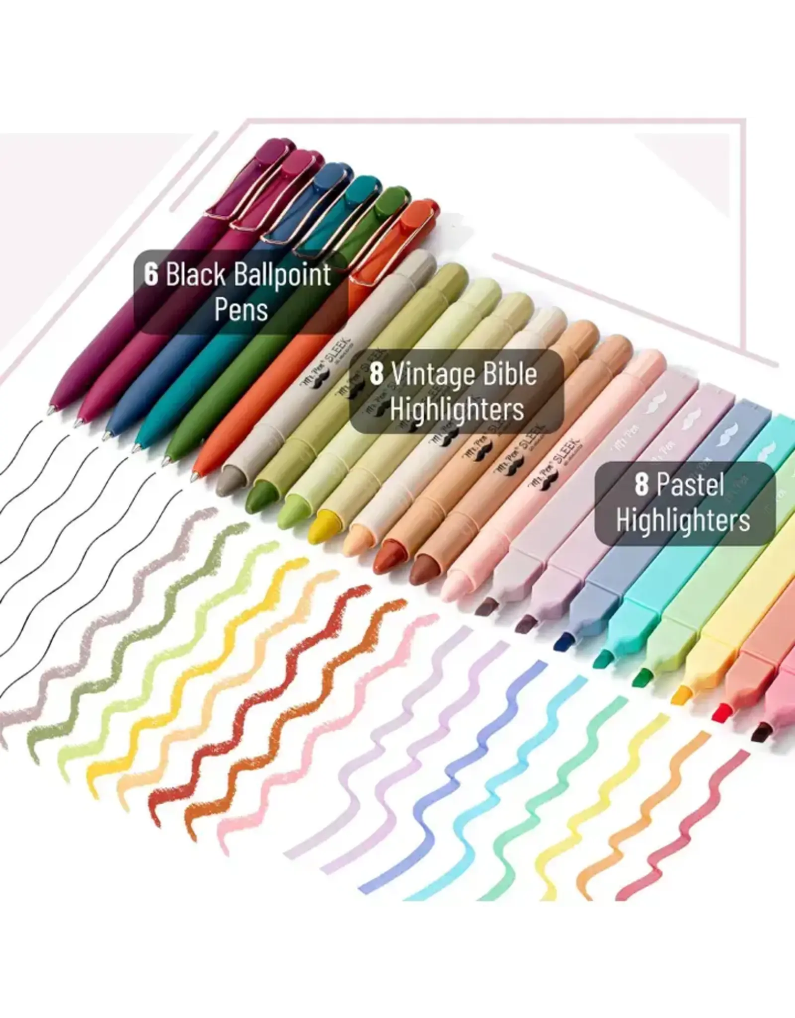 Mr. Pen Bible Journaling Kit (24-Piece)