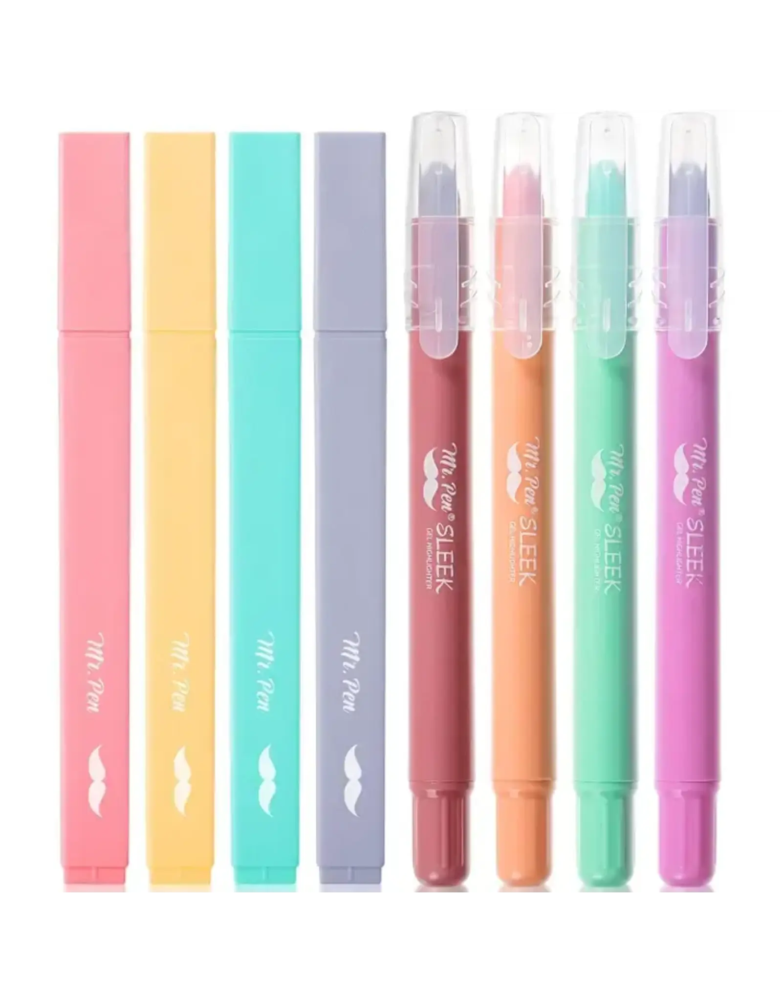 Mr. Pen Gel Highlighters - Color Your World