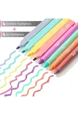 Mr. Pen Gel Highlighters - Color Your World