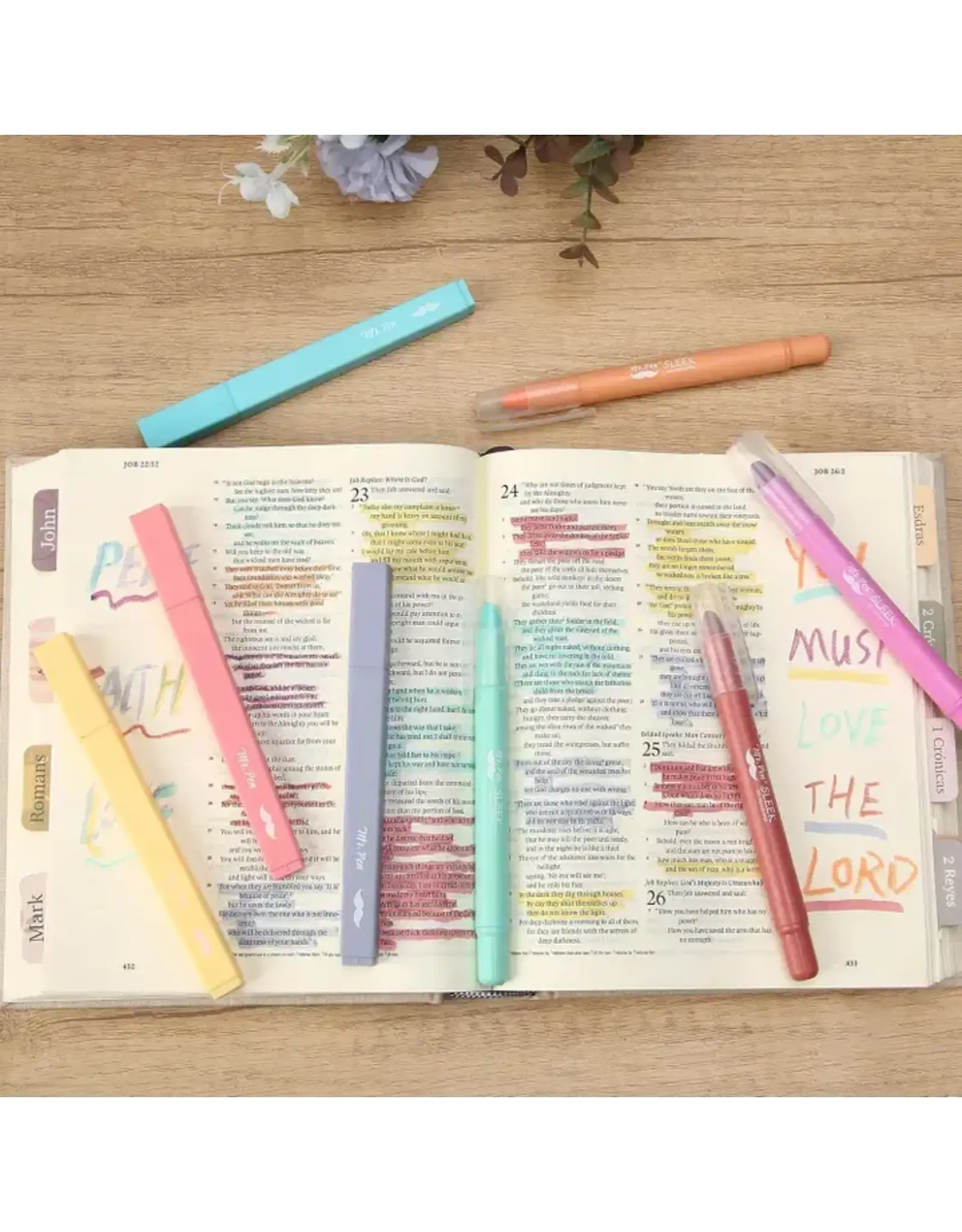 Mr. Pen Gel Highlighters - Color Your World