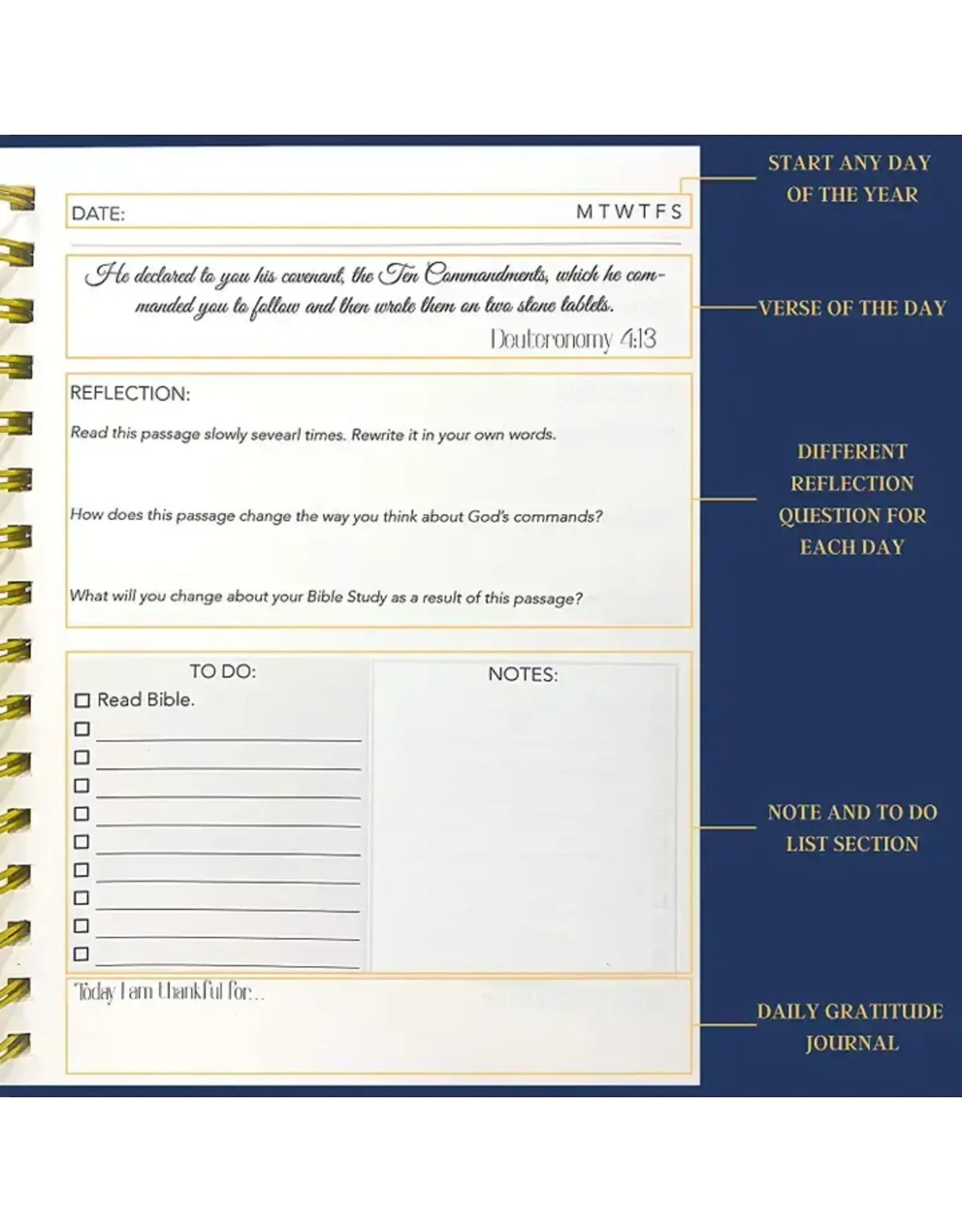 Mr. Pen Christian Journal/Planner: 365 Days of Faith