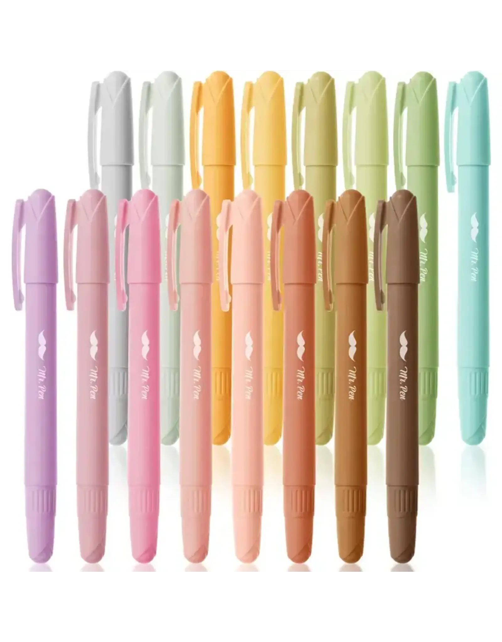 Mr. Pen Gel Highlighter Set - 16 Vibrant Colors