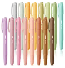 Mr. Pen Gel Highlighter Set - 16 Vibrant Colors