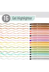 Mr. Pen Gel Highlighter Set - 16 Vibrant Colors