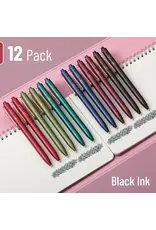 Mr. Pen Retractable Gel Pens - 12 Pack, Black Ink
