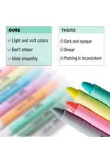 Mr. Pen Gel Highlighters - Pastel