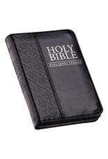 Christian Art Gifts KJV Mini Pocket Edition, Black, Zippered