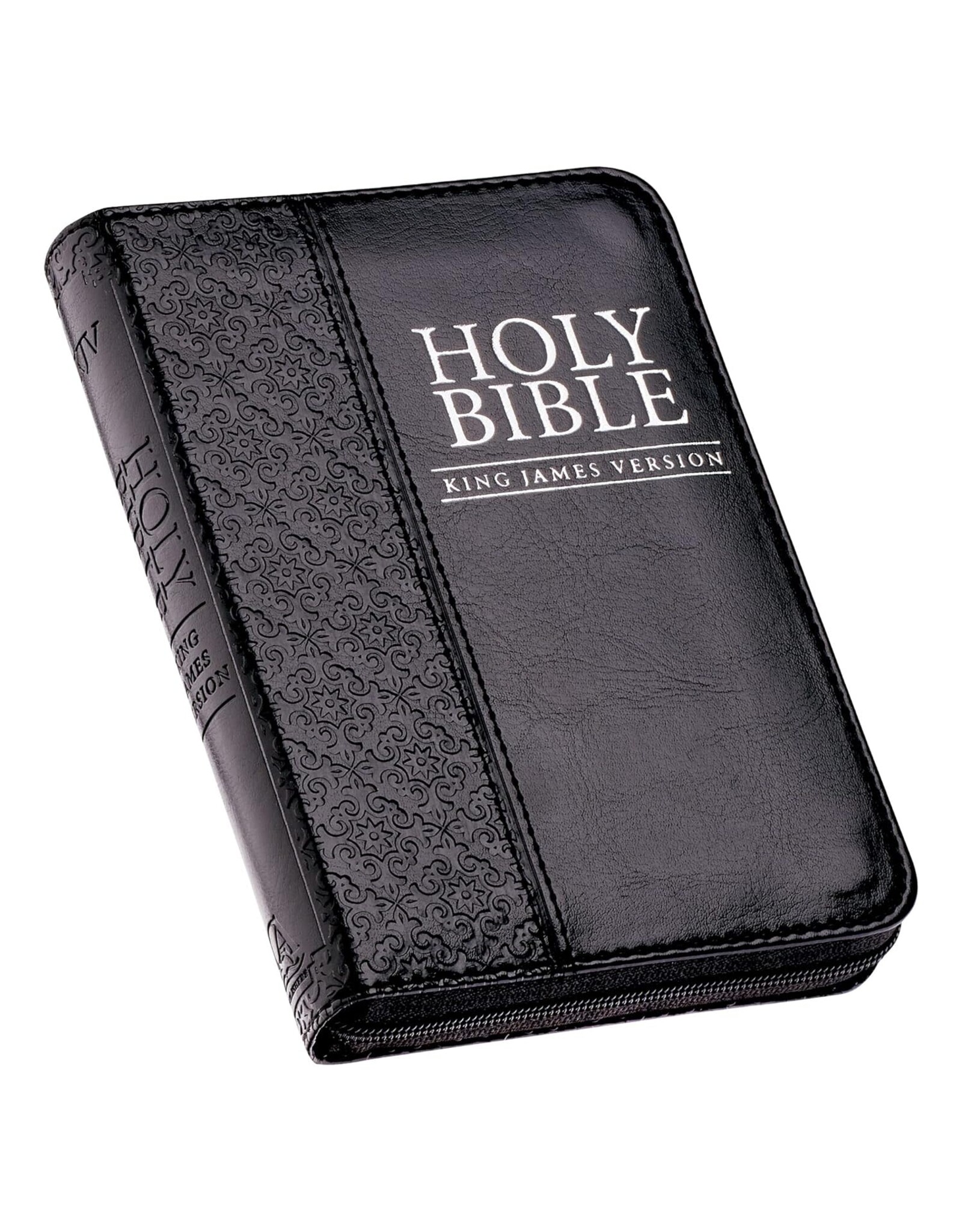 Christian Art Gifts KJV Mini Pocket Edition, Black, Zippered