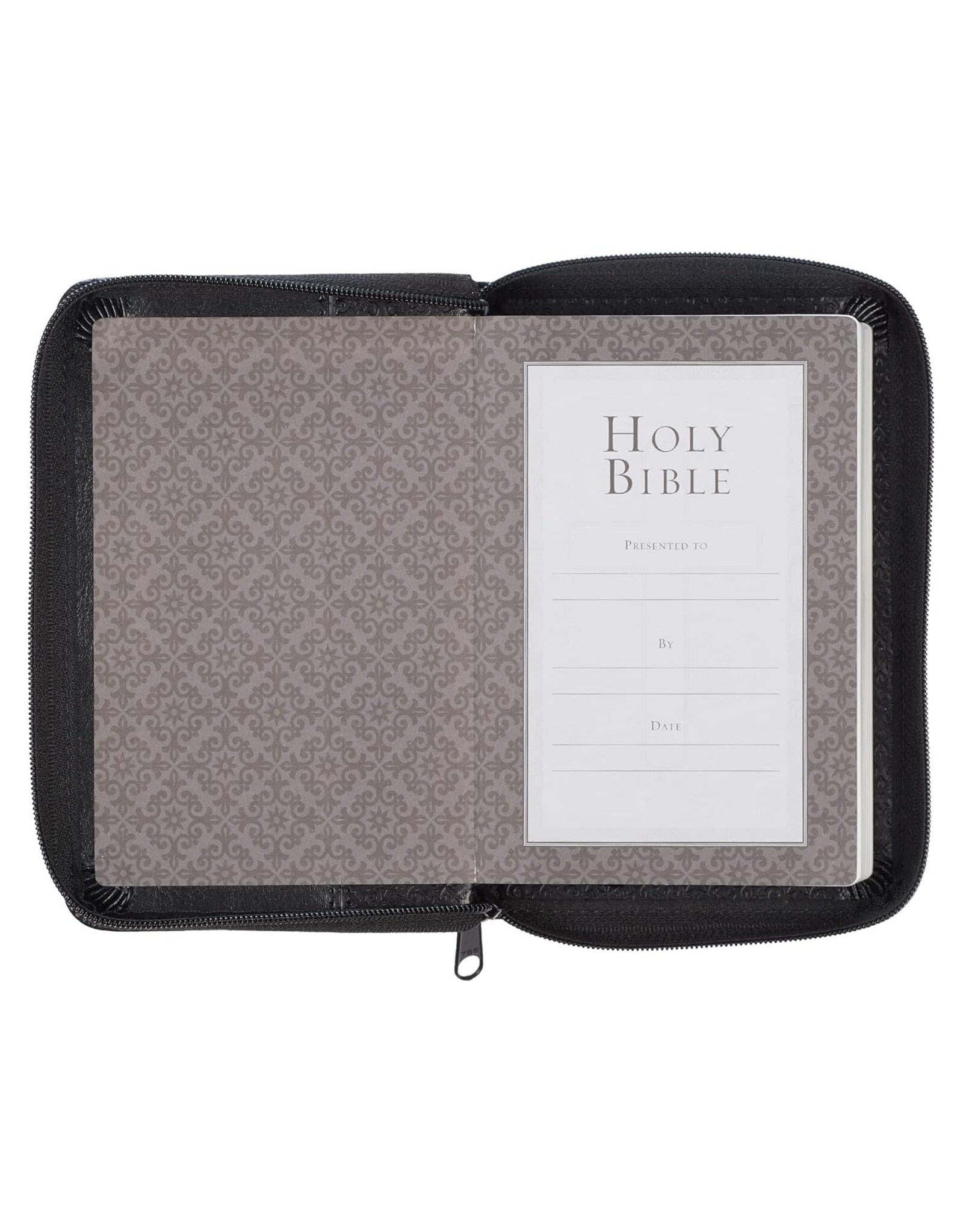 Christian Art Gifts KJV Mini Pocket Edition, Black, Zippered