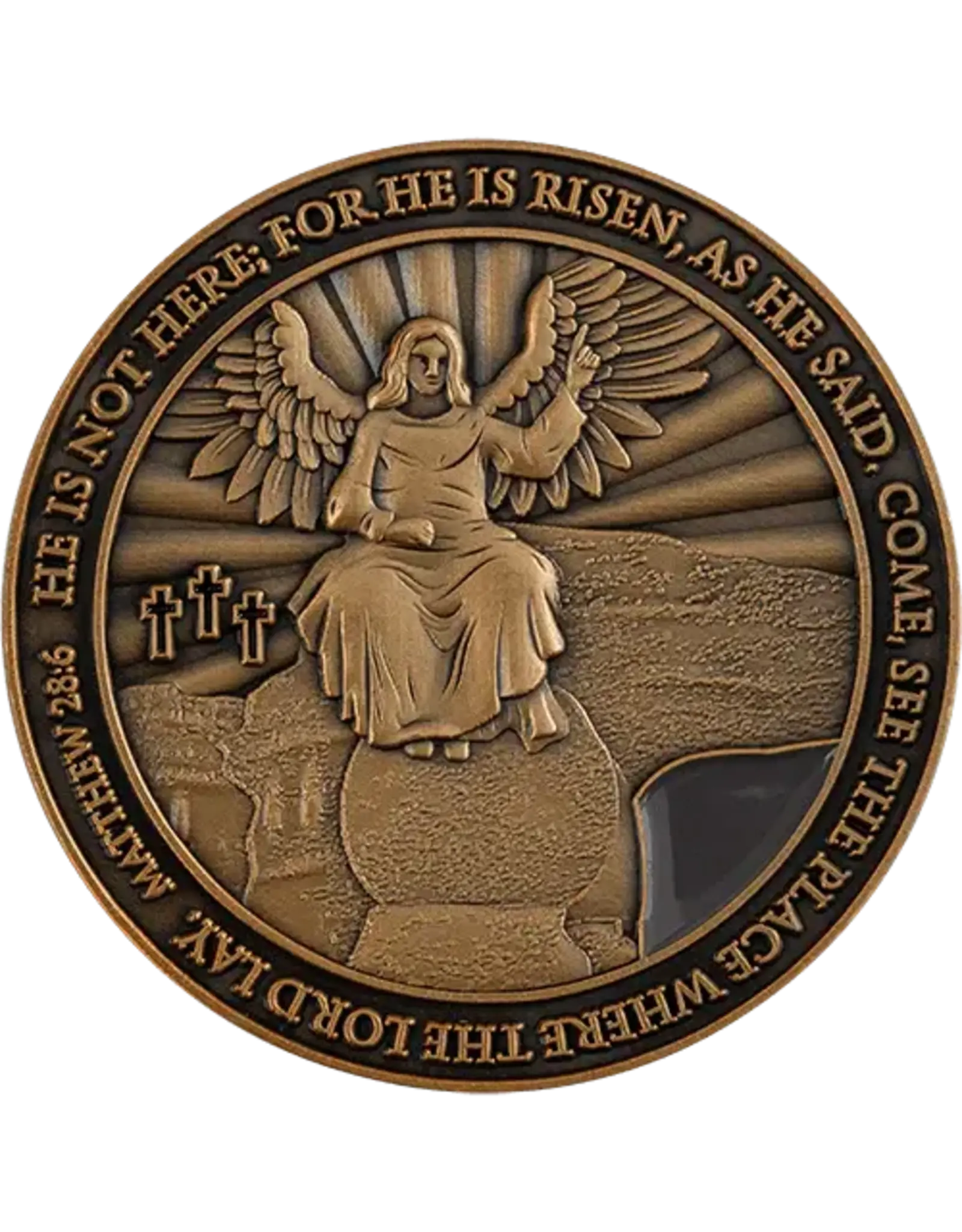 Logos Resurrection of Jesus Challenge Coin