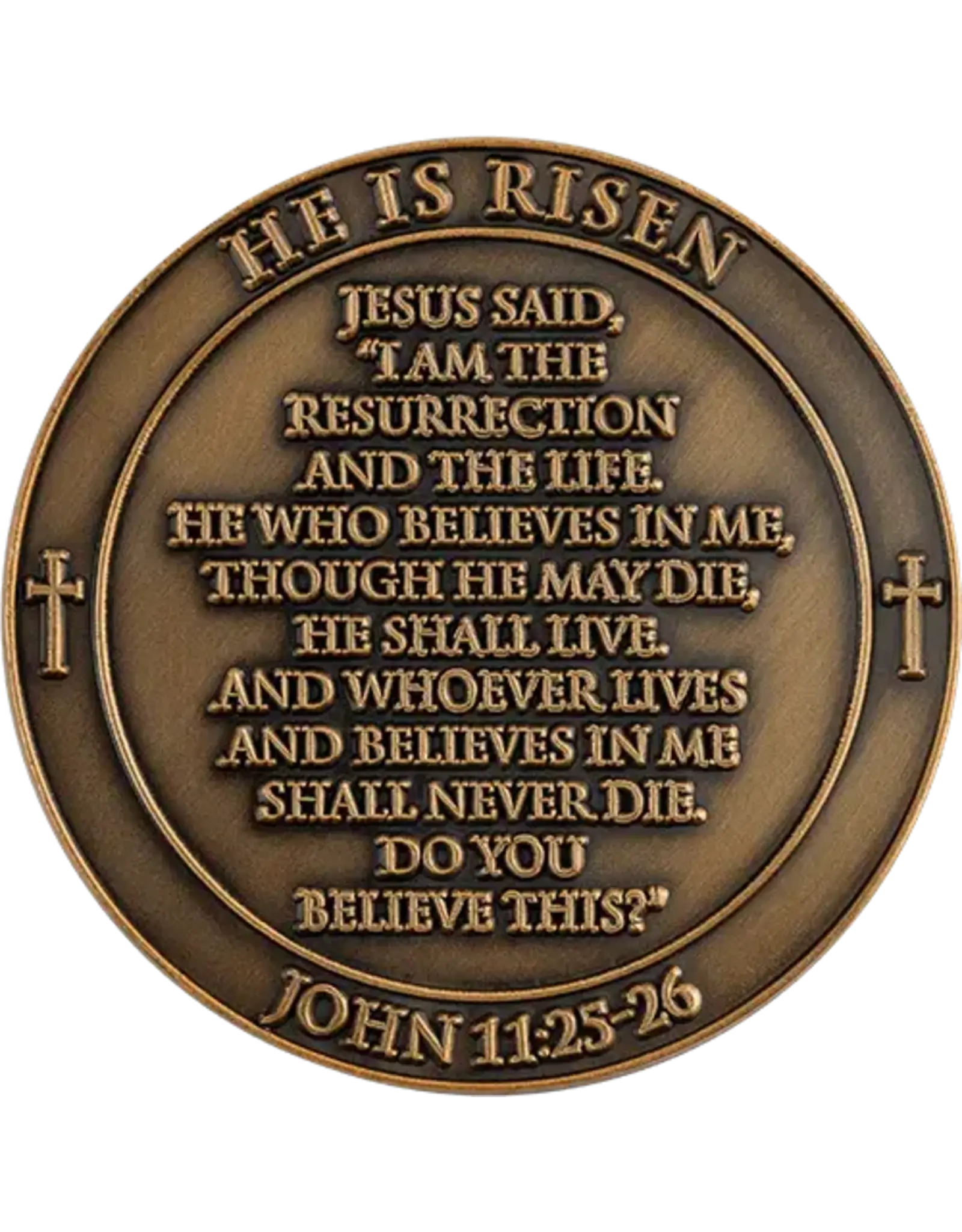 Logos Resurrection of Jesus Challenge Coin