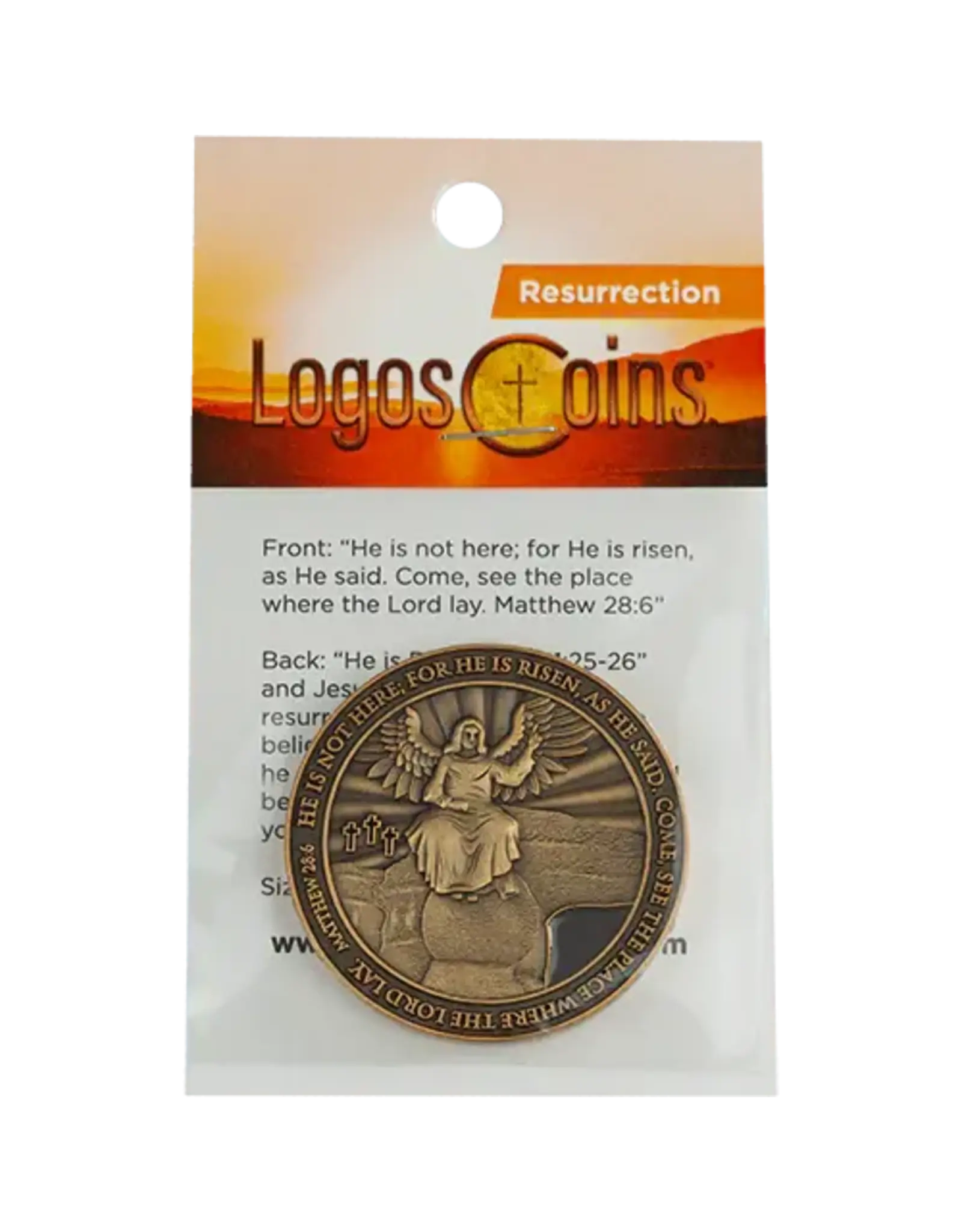 Logos Resurrection of Jesus Challenge Coin