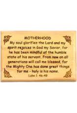 Logos Motherhood Fridge Magnet, Olive Wood Luke 1:46-49