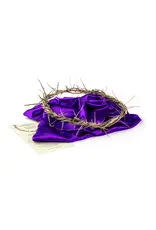 Logos Crown of Thorns - Boxed, 13" diameter with 28" Purple Cloth