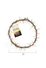 Logos Crown of Thorns - Boxed, 13" diameter with 28" Purple Cloth