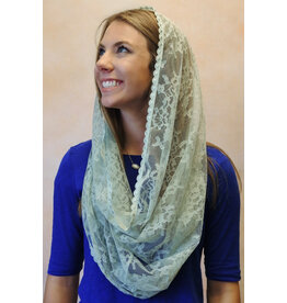Veils by Lily Veil - Sage Green Infinity Lace