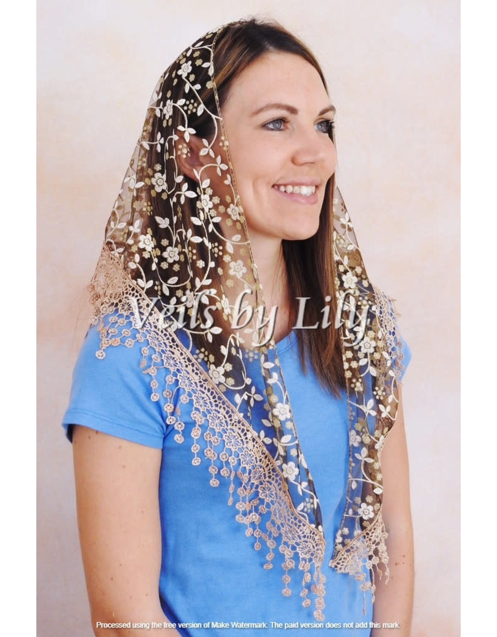 Veils by Lily Veil - Chinese Blossom - Cinnamon