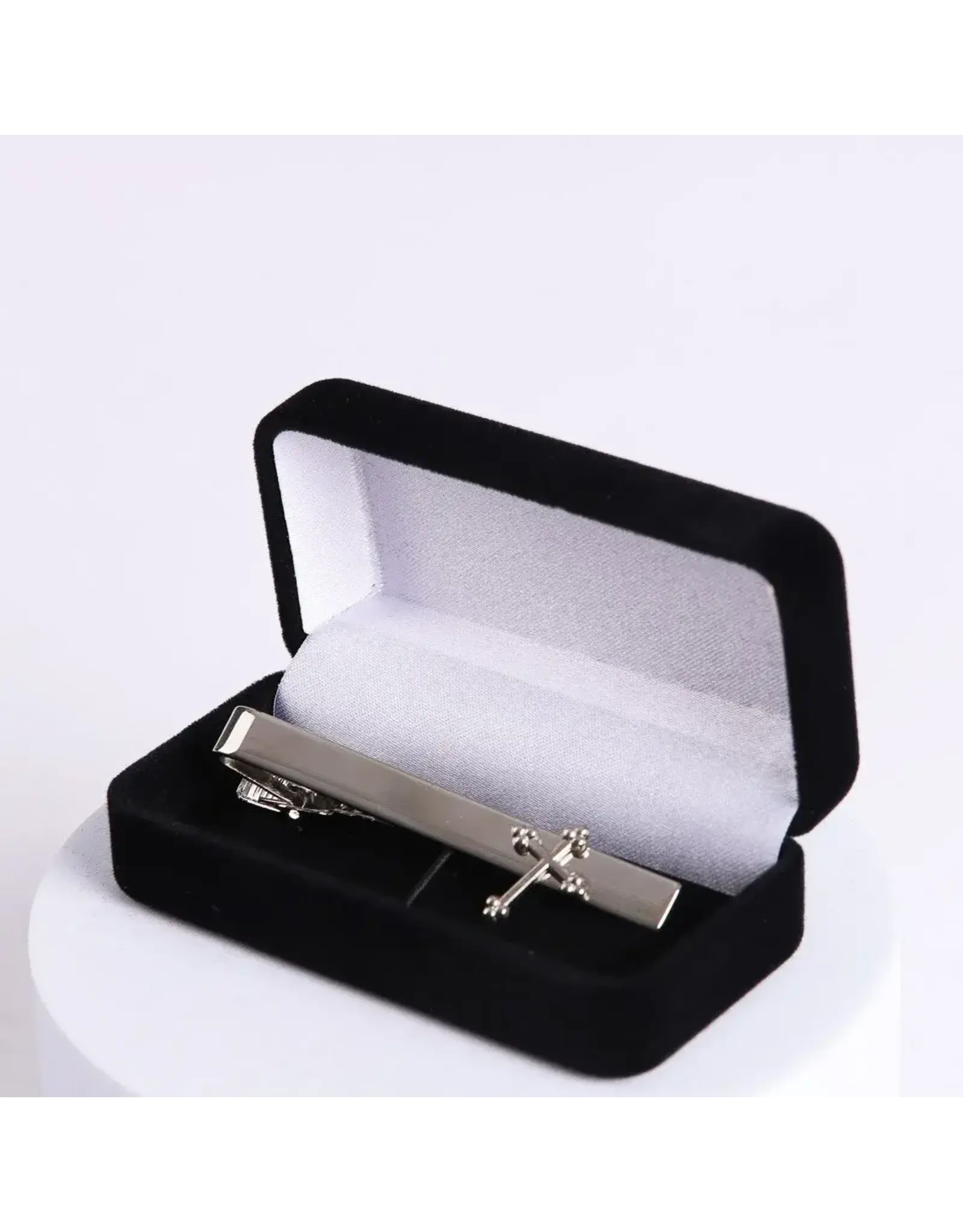 Swanson Tie Bar - Silver Cross