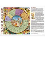 LTP (Liturgy Training Publications) 2027 Year of Grace Calendar - Laminated Placemat Size