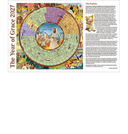 LTP (Liturgy Training Publications) 2027 Year of Grace Calendar - Paper Placemat Size (25)