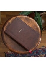 Thomas Nelson NKJV Reference Bible, Verse-By-Verse, Center-Column, Leathersoft, Brown, Indexed, Red Letter Edition, Comfort Print