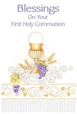 Greetings of Faith Card - First Communion (For Anyone), Best Wishes