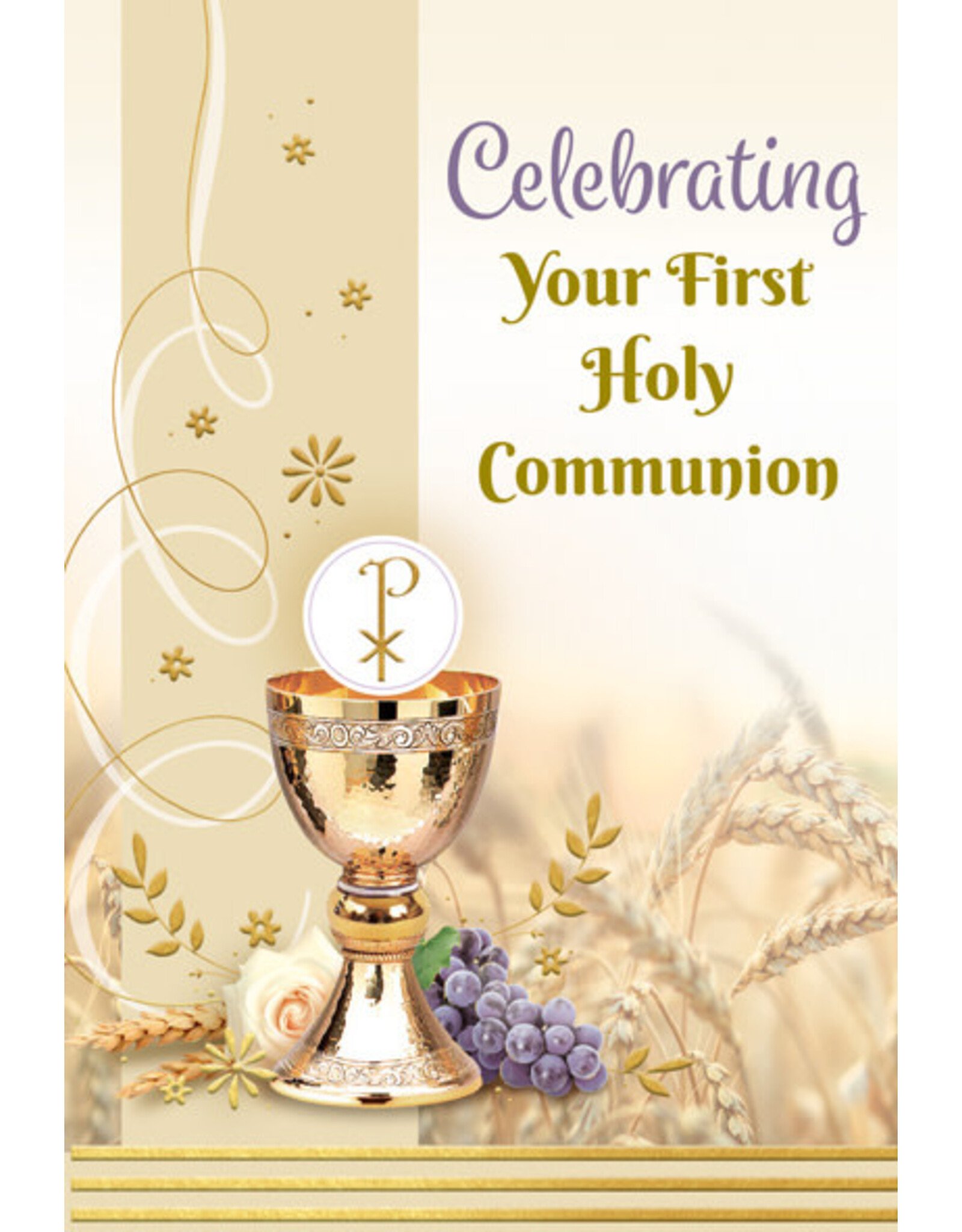 Greetings of Faith Card - First Communion (For Anyone), Celebrating