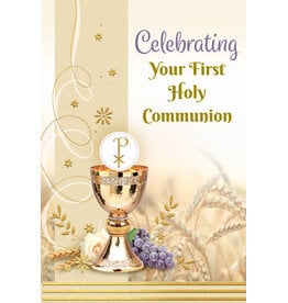 Greetings of Faith Card - First Communion (For Anyone), Celebrating