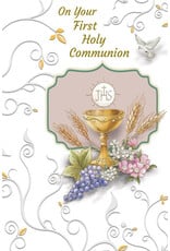 Greetings of Faith Card - First Communion (For Anyone)