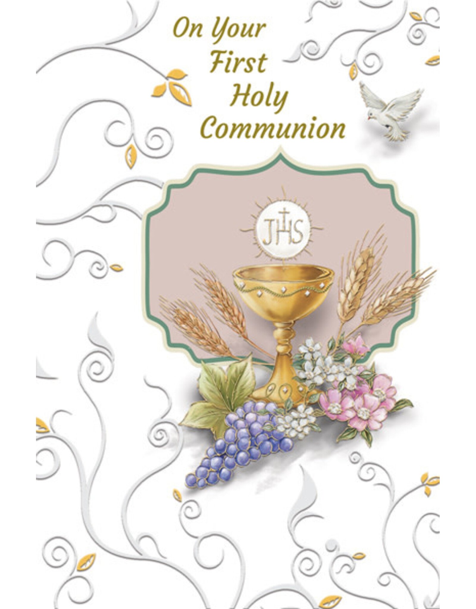Greetings of Faith Card - First Communion (For Anyone)