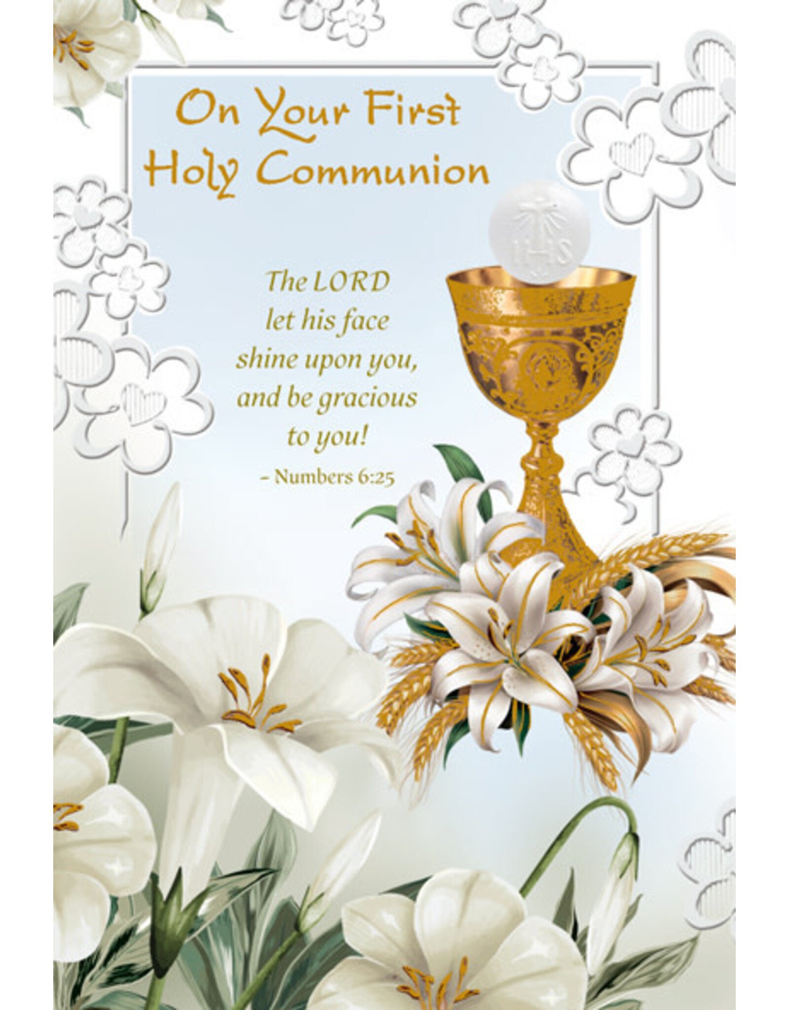 Greetings of Faith Card - First Communion (For Anyone)