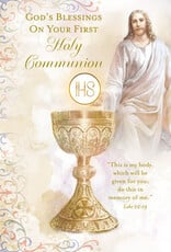 Greetings of Faith Card - First Communion (For Anyone)