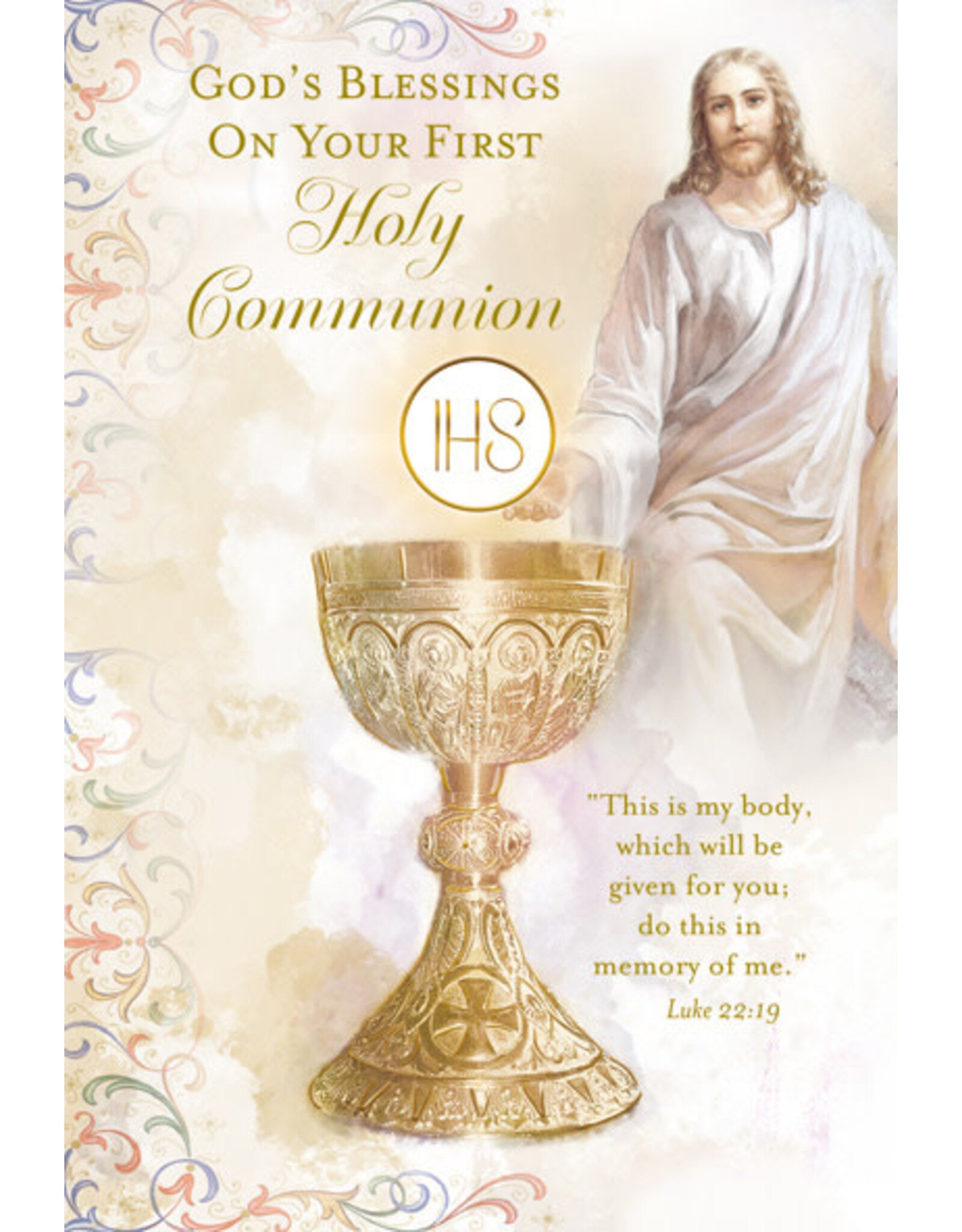 Greetings of Faith Card - First Communion (For Anyone)