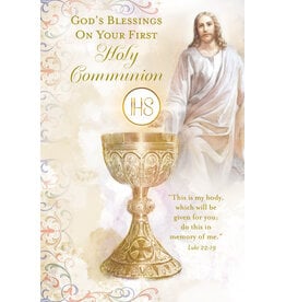 Greetings of Faith Card - First Communion (For Anyone)