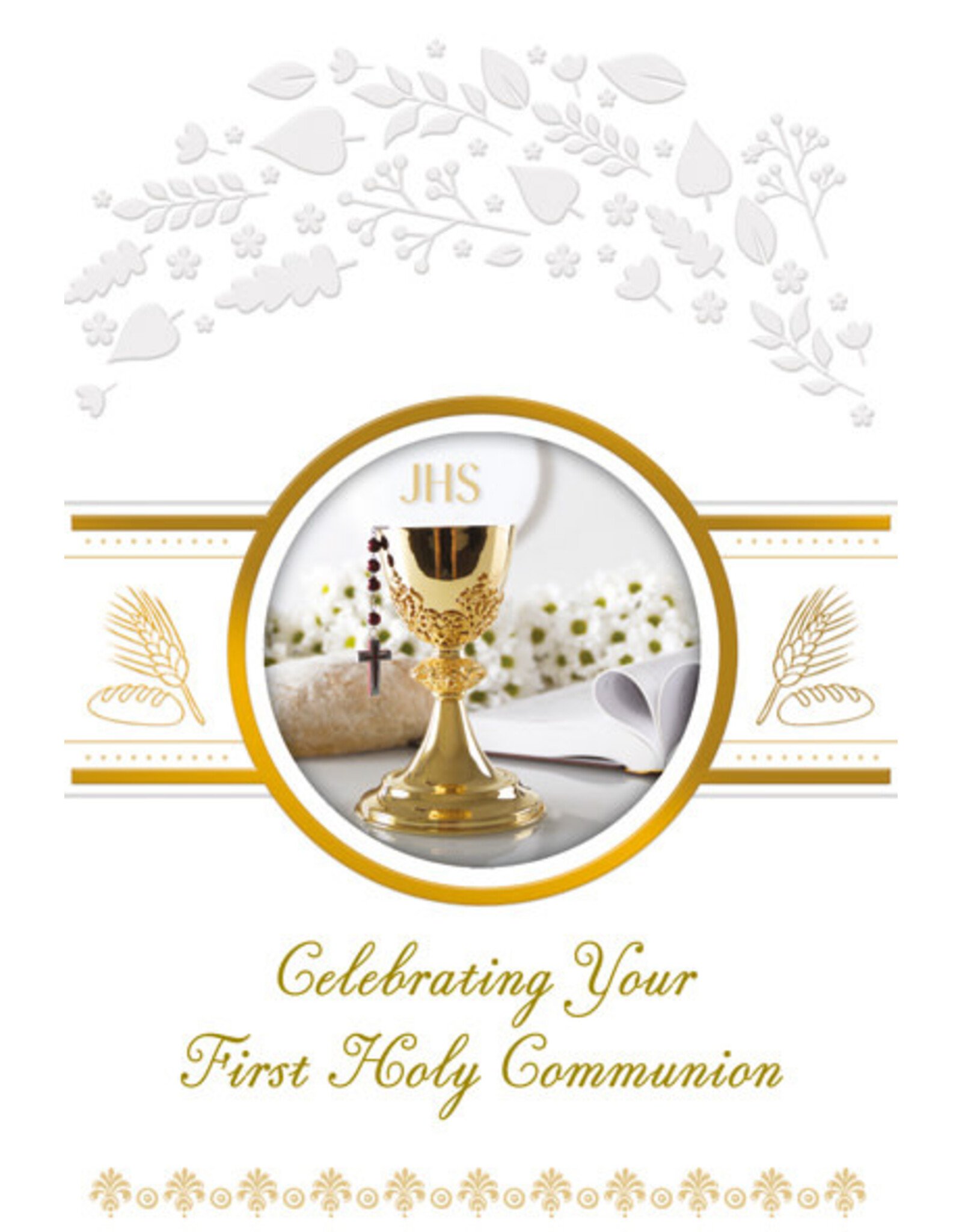 Greetings of Faith Card - First Communion (For Anyone)