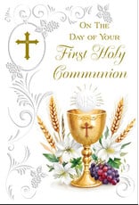 Greetings of Faith Card - First Communion (For Anyone)