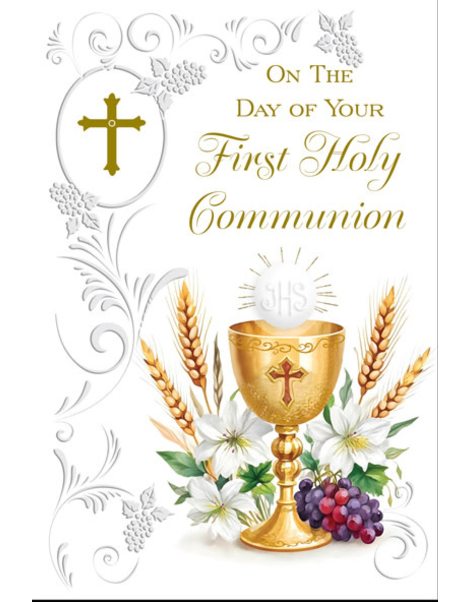 Greetings of Faith Card - First Communion (For Anyone)