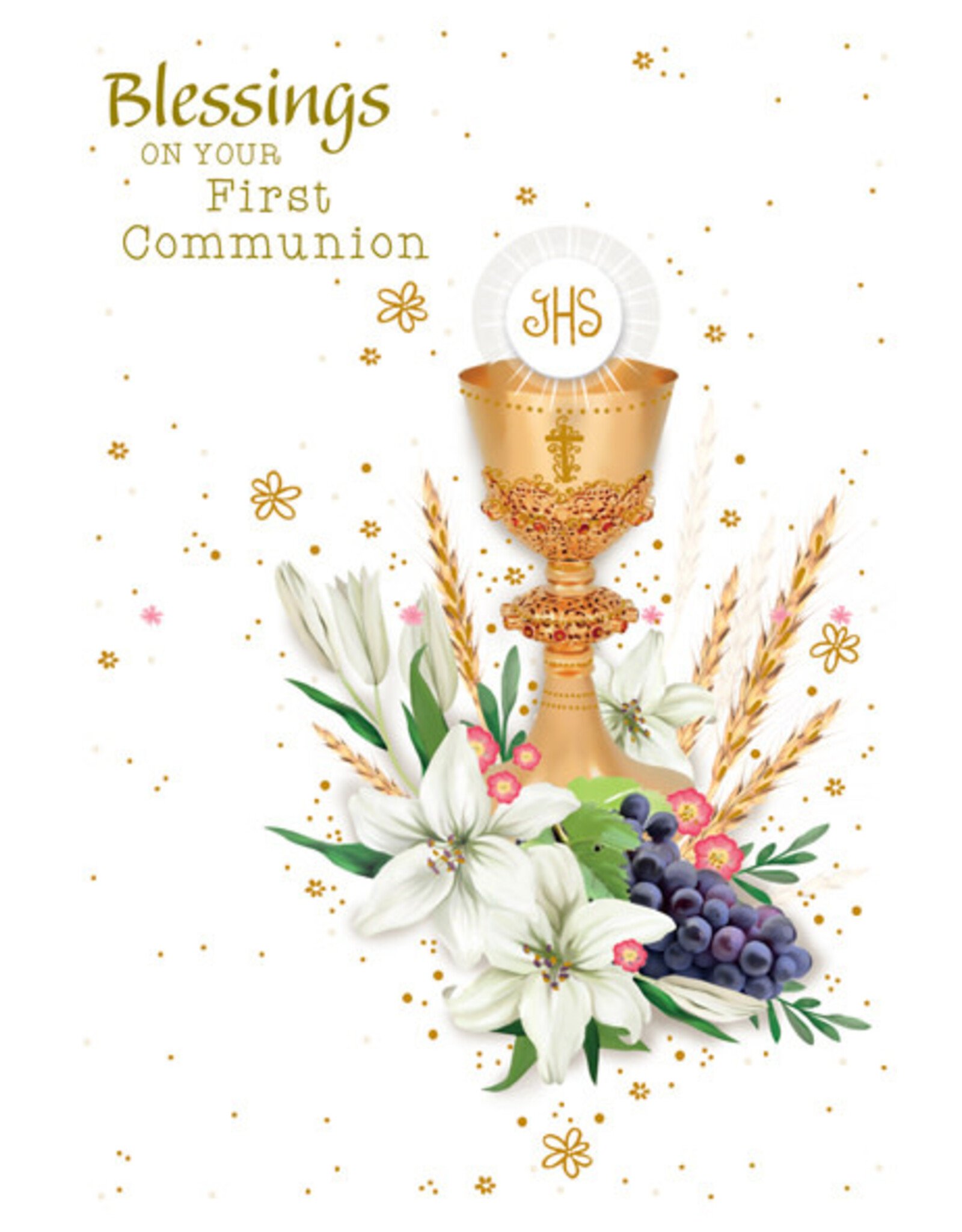 Greetings of Faith Card - First Communion (For Anyone)