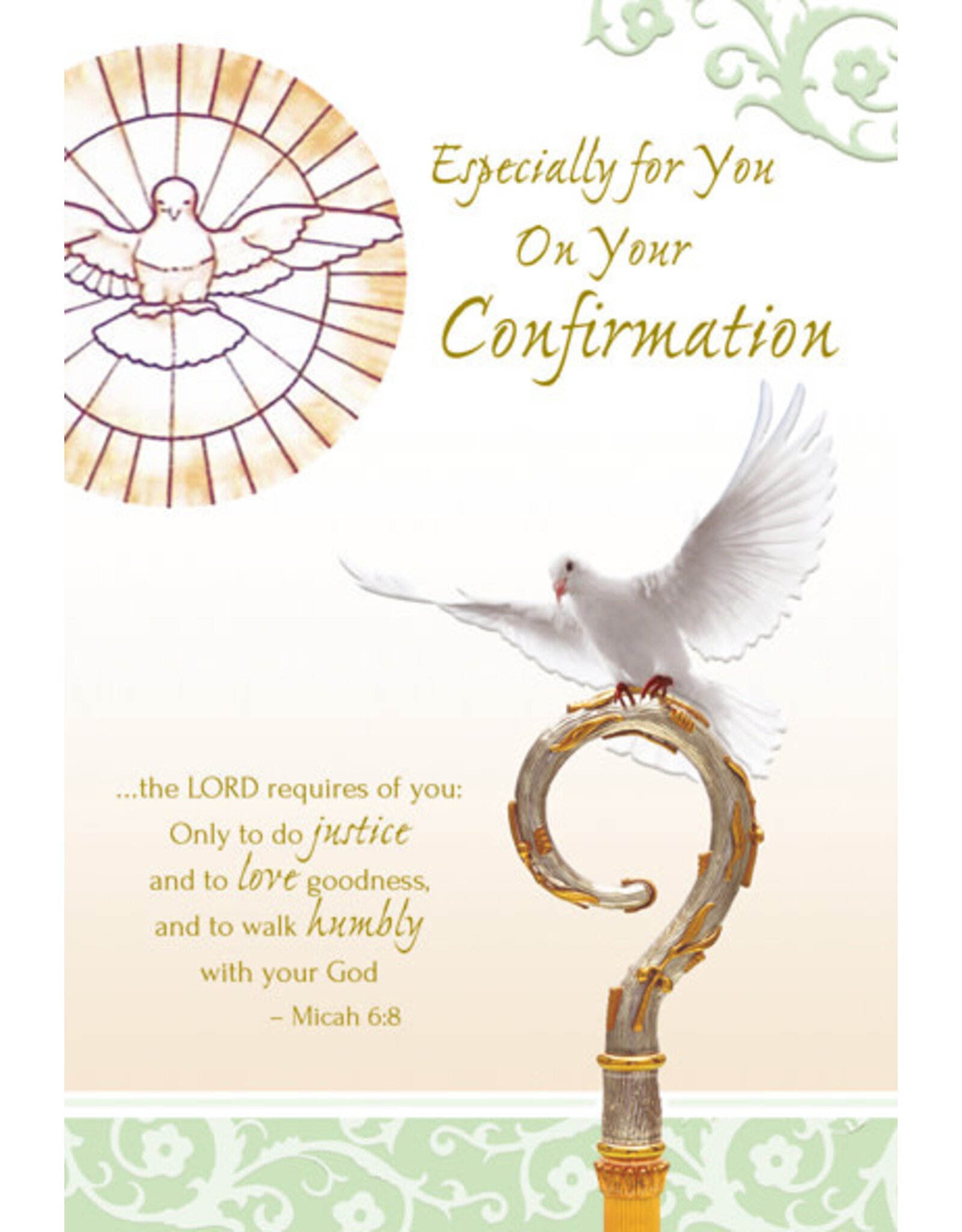 Greetings of Faith Card - Confirmation (For Anyone)