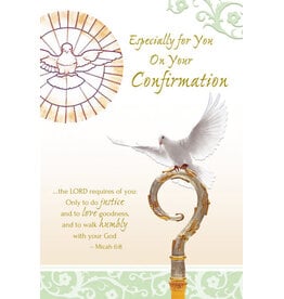 Greetings of Faith Card - Confirmation (For Anyone)