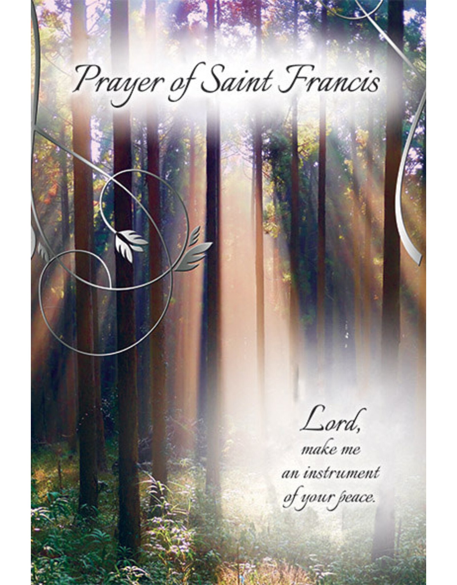 Greetings of Faith Card - St. Francis Prayer