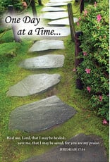 Greetings of Faith Card - One Day at a Time